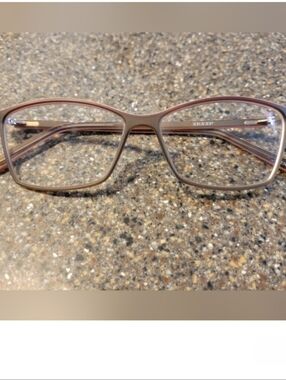 Zenni Optical Two-Tone Rectangular Glasses #2013412 – Gray & Pink